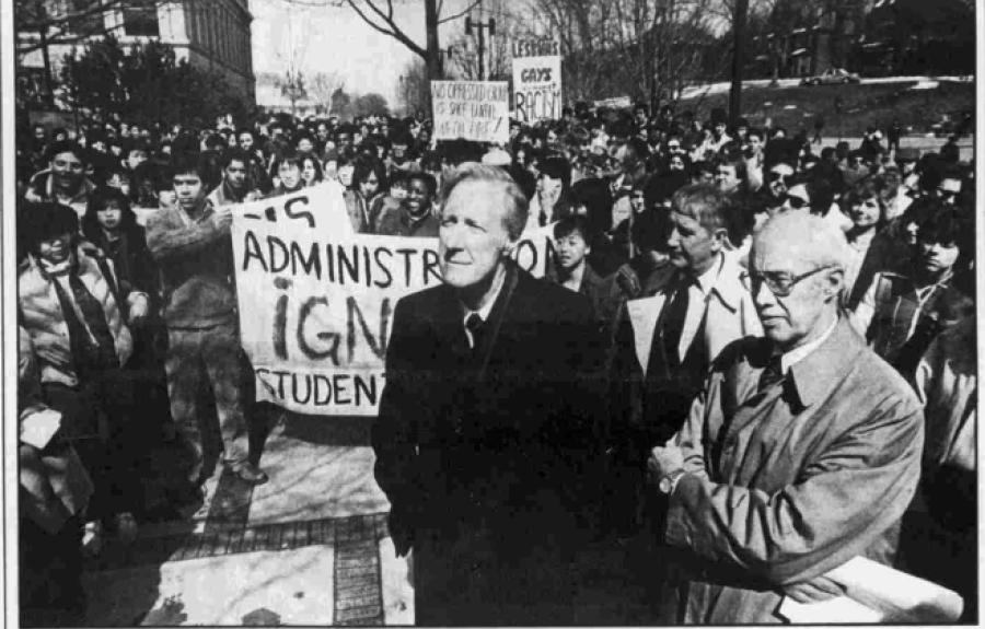 Day Hall Protest